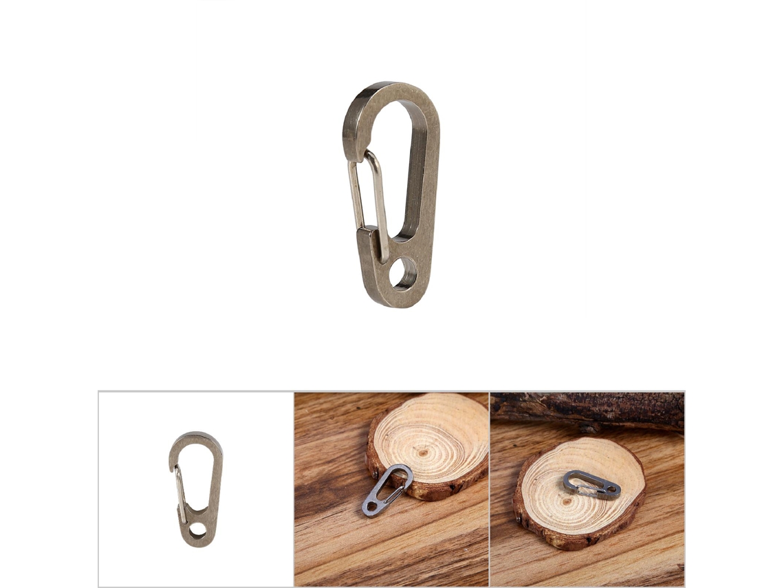 Chaveiro de Titânio para Trekking Natural