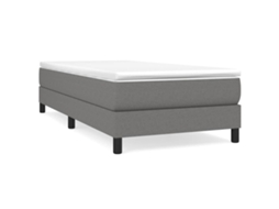Box Spring Bed, Box Spring Beds Vidaxl Cinzeto Tecido (100 X 200 Cm)