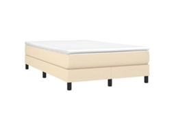 Box Spring Bed, Box Spring Beds Vidaxl Creme Tecido (120 X 190 Cm)