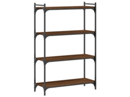 Bookcase, Bookcases Vidaxl Marrom Madeira Processada (n/a)