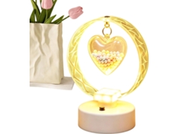 Luminária noturna moderna para quarto de bebê, alimentada por bateria.