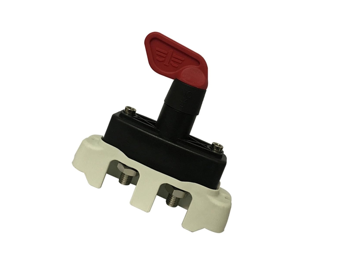 Interruptor De Bateria De 300a 12v Com Carcaça De Nylon Resistente A Chamas E Cobre Para Desconexão E Proteção