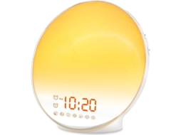 2026-reloj Despertador Led Con Simulación De Amanecer, Radio Fm, 7 Colores Y Sonidos Naturales Para Regalo