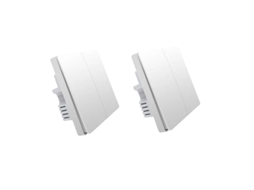 Interruptor De Parede Inteligente Aqara, Opções De Controle Duplas, Design Compacto,2xwith Neutral-2key
