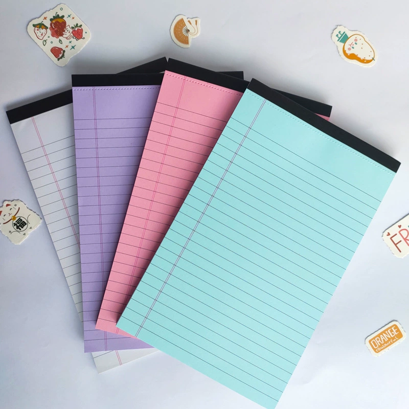 Blocos De Notas Pautados, 50 Folhas Por Bloco, Pacote Com 12, 12,7 Cm X 20,3 Cm, Cores Brilvibera