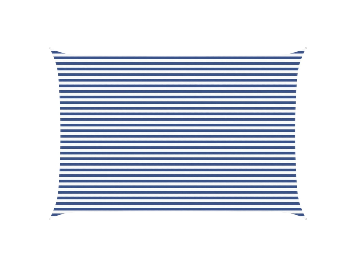 Conjunto 1 Sombra Externa Vidaxl Azul Poliéster
