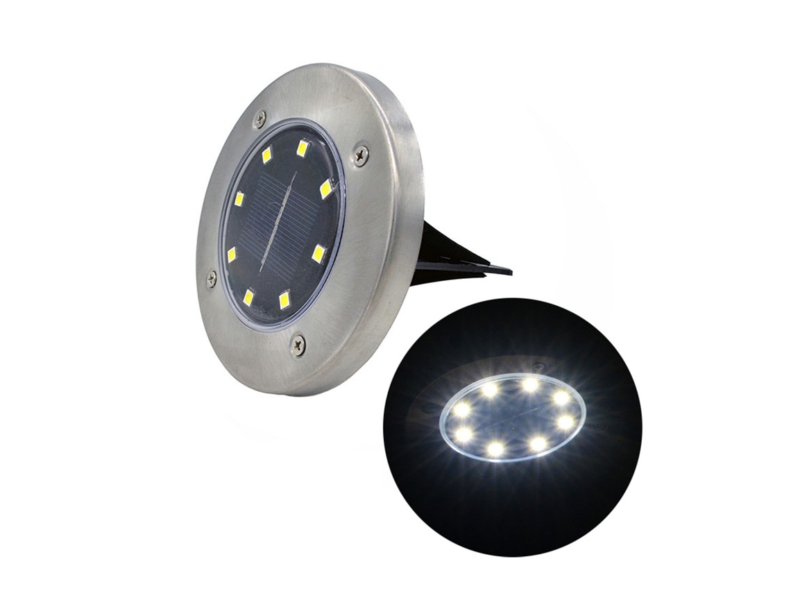 2026 luz Solar Led para Solo Ip65 Impermeable com Sensor de Escuridão, Luz Branca para Jardim e Paisagem