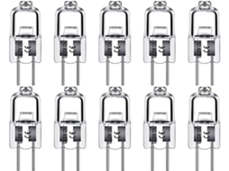 Lurelia Pack De 20 Lâmpadas Halógenas G4 10w 12v 150lm, Branco Quente, Regulável, Sem Cintilação, Quarto