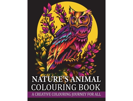 Livro Natures Animal Colouring Book A Creative Colouring Journey for All de Icons Media Publishing (Inglês)