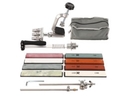 kit de afiador de facas profissional com pedra de afiar ângulo fixo para cozinha 8 granulometrias S/MARCA