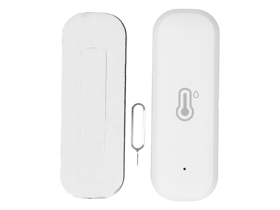 Sensor Sem Fio Zigbee Da Tuya (sensoriamento De Temperatura E Umidade, Alarme Automático)