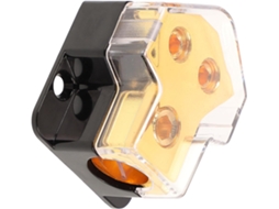 Divisor De Áudio Para Carro,bloco Distribuição Energia Em Liga Zinco Com Tampa Plástico.