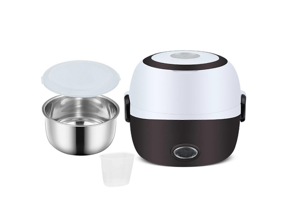 Panela Elétrica Portátil De Arroz Coffeemini Com Plugue Europeu, Para Lancheira, Aquecedor De Alimentos, Recipiente De Aço Inoxidável Com 1/2/3 Camada