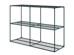 Suporte Para Plantas De 3 Níveis Estante Para De Aço Para Interior E Exterior 143x48x100 Cm Verde
