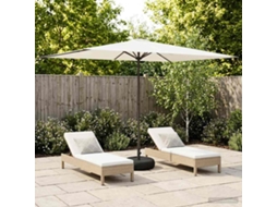 Vidaxl Parasol De Jardim Com Base 200 X 300 Cm Poliéster Retangular
