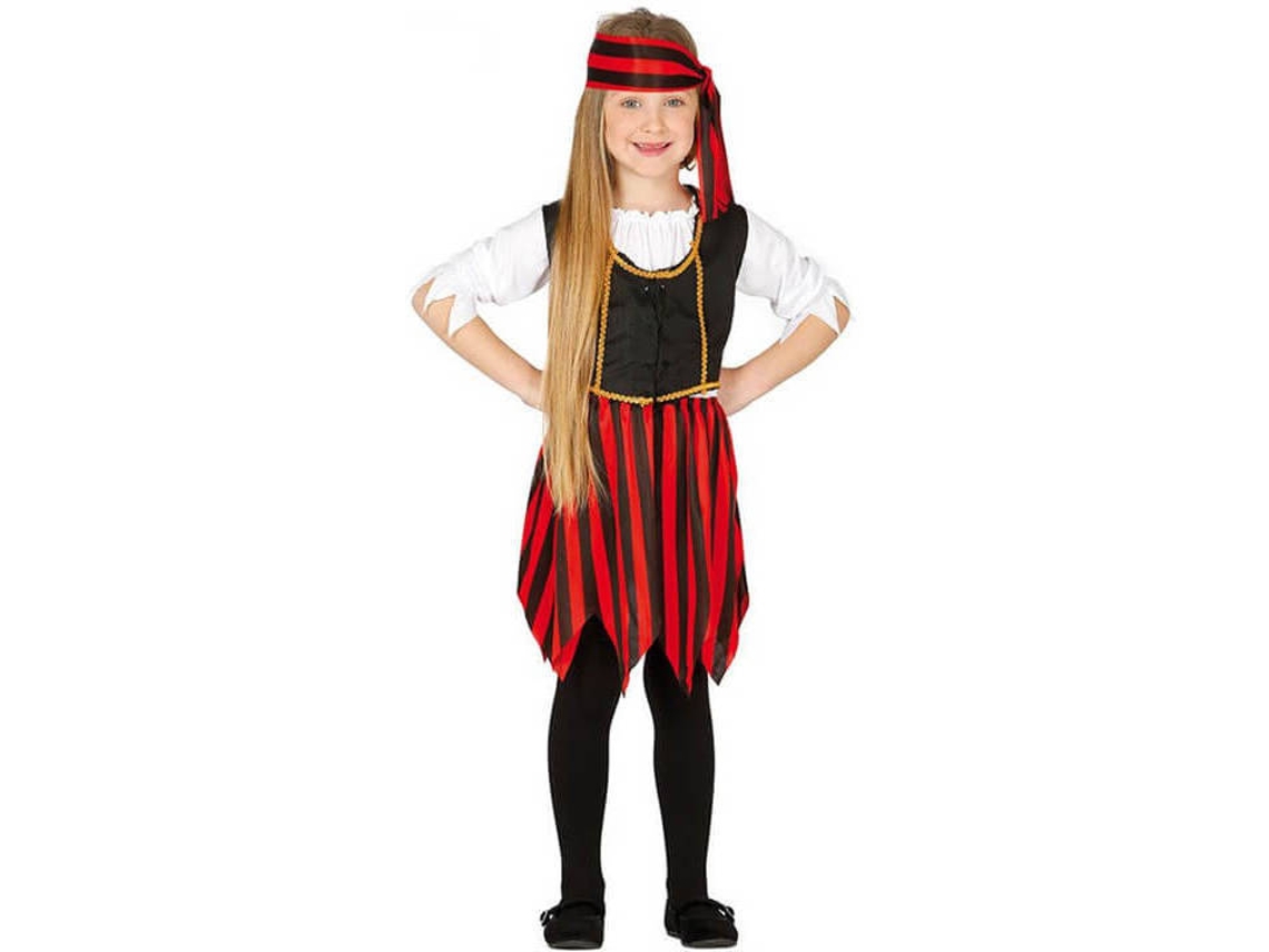 Fato de Menina DISFRAZZES Pirata Corsaria (Tam: 7 a 9 anos)