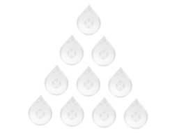 Dispensador de 10 Fitas Adesivas Acrílicas para Unhas com Organizador para Evitar Emaranhados, Ideal para Salões de Beleza e Projetos Diy. GOKOCO