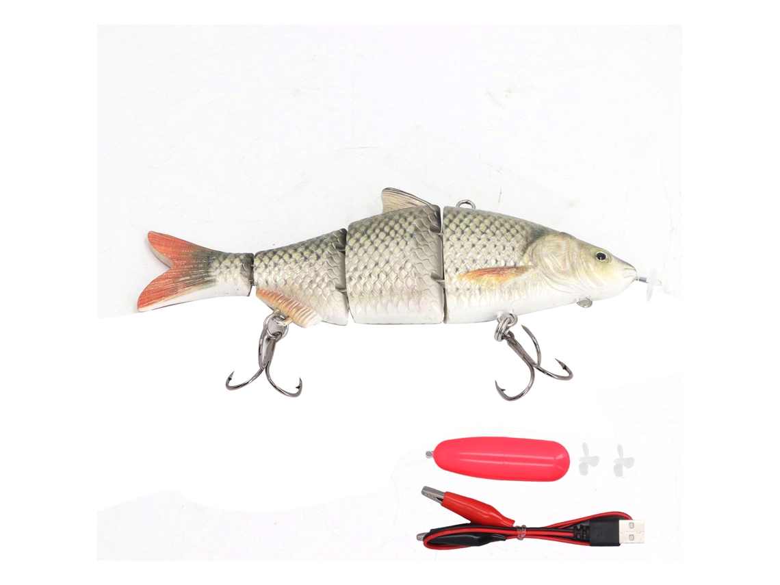 Isca De Pesca Elétrica Recarregável Flutuante Automática