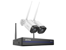 Sistema De Cftv, Resolução De 8mp, Suporte A 16 Canais, Câmera Nvr 16ch 2pcs, 4t Oem