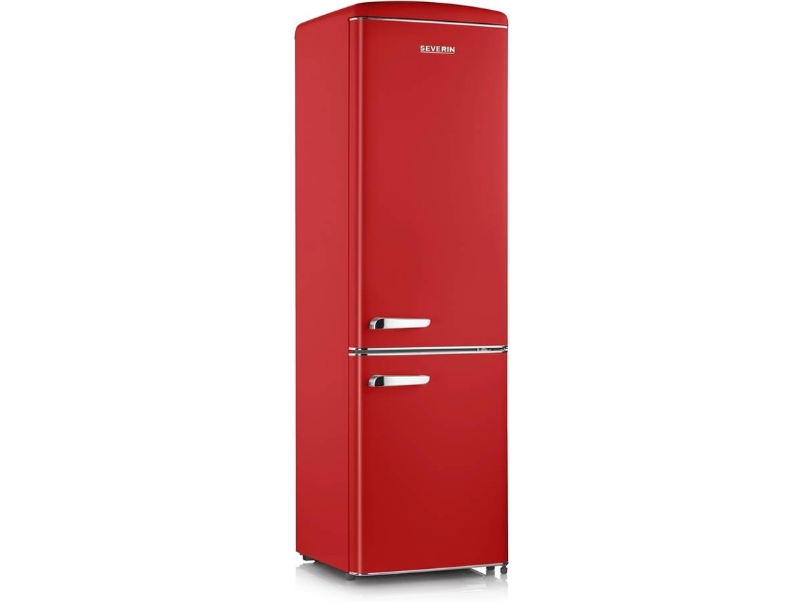Frigorífico Combinado SEVERIN RKG8917 (Estático - 181 cm -244 L -Vermelho)
