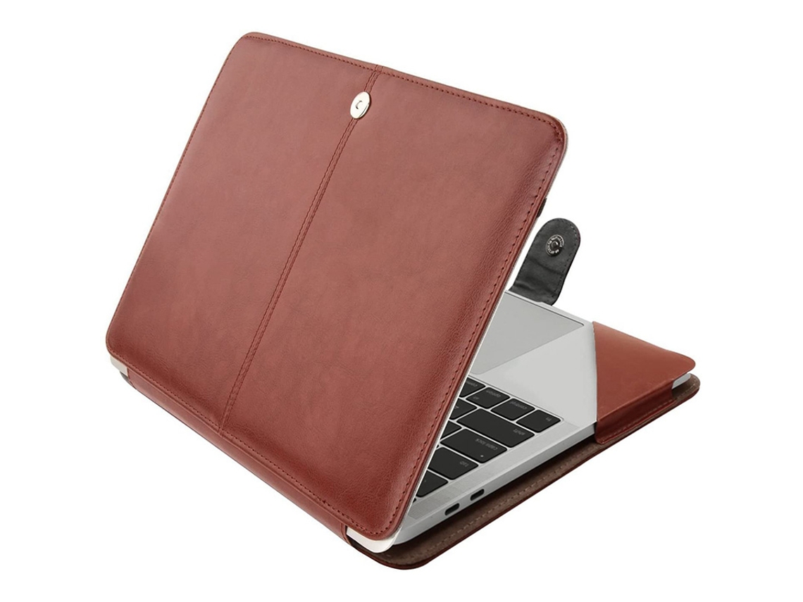 Capa Para Macbook Air/macbook Air Pro Marrom Brilvibera