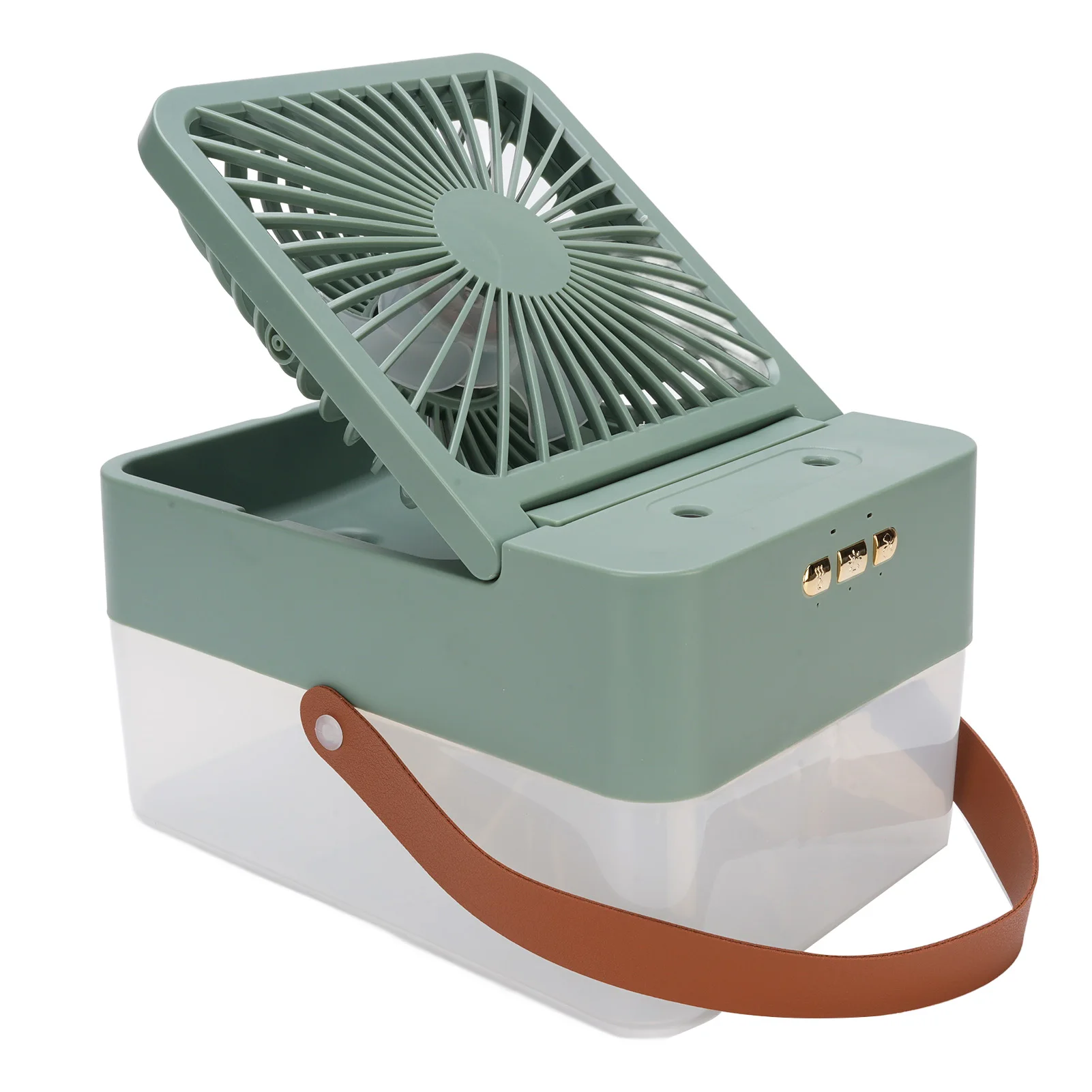 Umidificador de Mesa MDUG com ventilador, silencioso, bateria e reservatório de 2,5 litros
