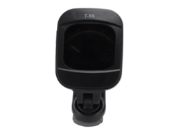 Afinador Clip On para Guitarra Violino Baixo Ukulele Lcd Preto Sensor Vibratório A0 c8 430 450hz A4