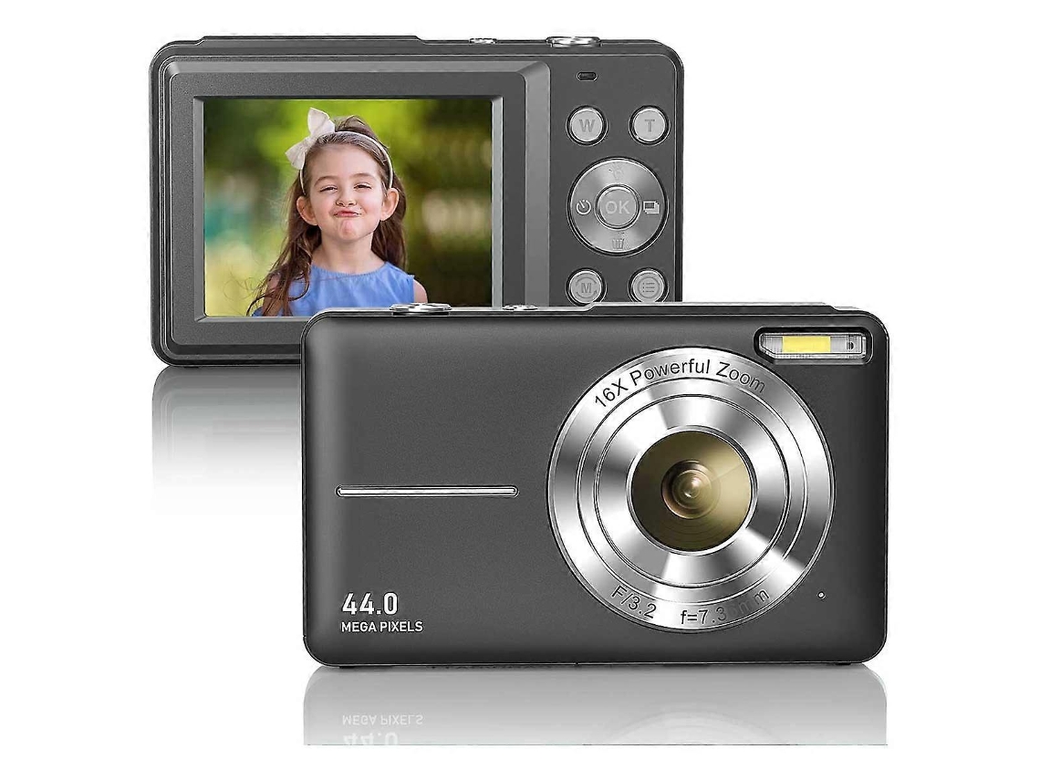 Câmera Digital Full Hd 1080p, Câmera De 44mp, Tela Lcd De 2,4 Polegadas, Zoom Digital De 16x, Mini Câmera De Vídeo.