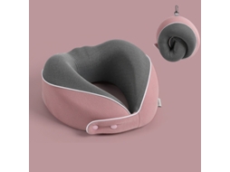 Transportadora de peixes em formato de U, transportadora de viagem de espuma viscoelástica de recuperação lenta Slowmoose (transportadora de peixes rosa)