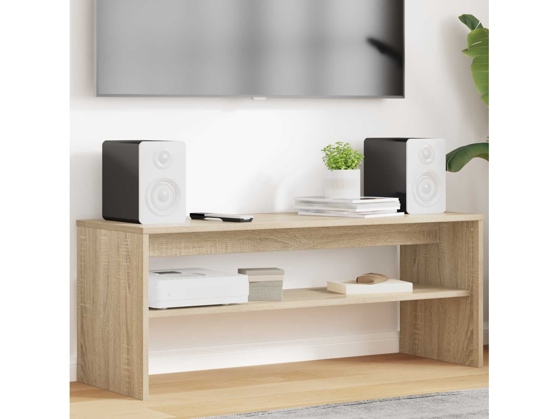 Vidaxl Gabinete Para Tv 100 X 35 X 40 Cm Carvalho Sonoma