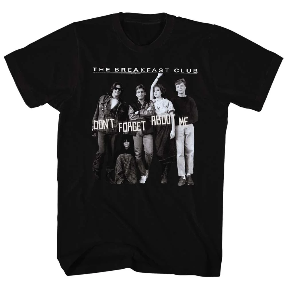 Unisex Adult T-shirt Rockinstone Breakfast Club Movie Don't Do It Black Sizexl