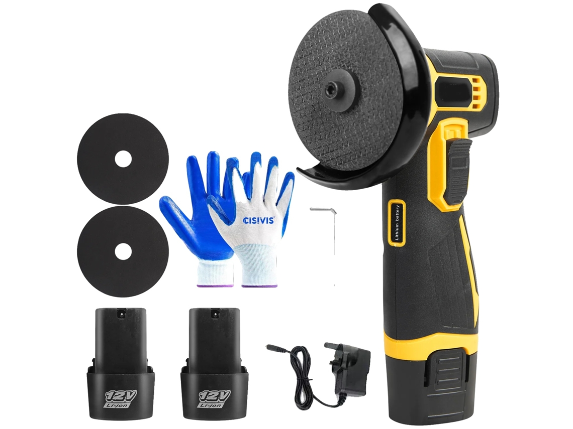 Esmerilhadeira, Sem Fio, Compacta E Leve, Preto