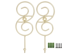 Criativo Ganchos Para Cabide De Parede (pacote Com 2, Design Criativo Para Montar Na Parede)