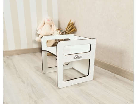Mesa Cubo Multifuncional Montessori M para O Desenvolvimento Infantil