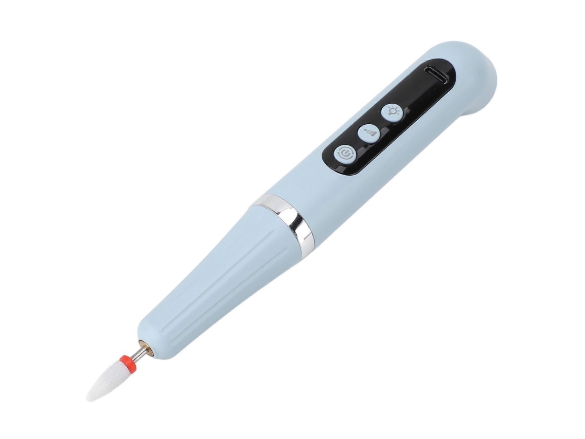 Lâmpada Uv E Torno Elétrico Para Unhas 2 Em 1, Recarregável Por Usb, Portátil, Para Casa Ou Salão, Azul