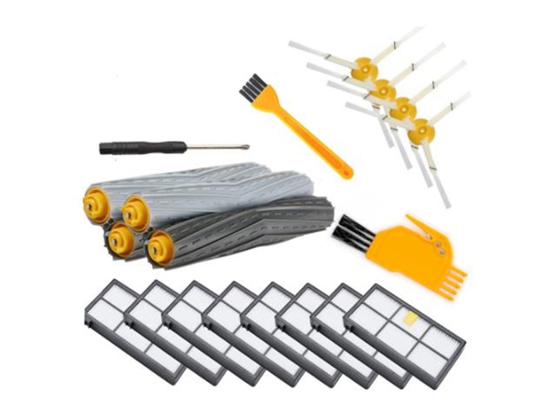 Kit de peças de reposição de escovas de filtros Hepa para Irobot Roomba 980 990 900 870 800 Kit de acessórios