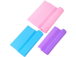 Inoomp Conjunto De 3-faixas Elásticas Antiderrapantes Para Alongamento E Treinamento Flexibilidade, Em Látex