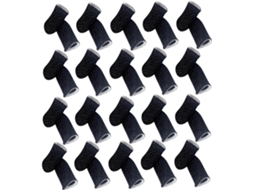 Iplusmile 20-protetores De Dedo Em Nylon Preto Leves E Respiráveis Para Proteção Tela Sensível Ao Toque, Acessórios Para