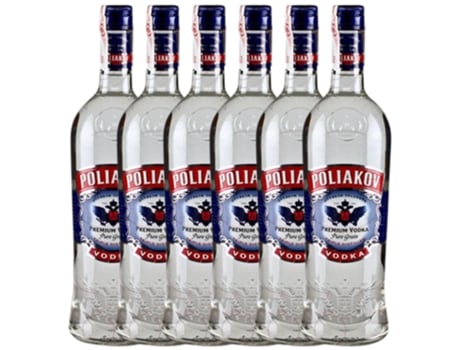 Vodka BARDINET Bardinet Poliakov (1 L - 6 unidades)
