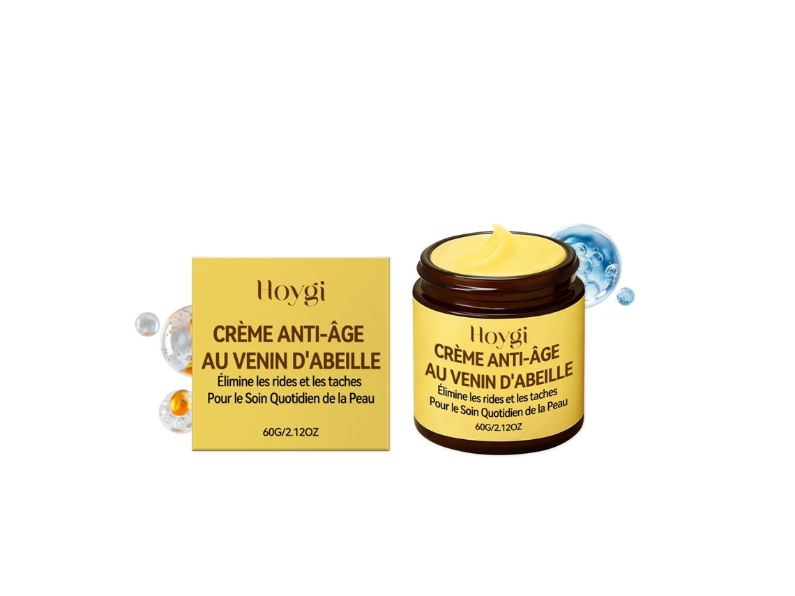 Creme Facial Antirrugas com Veneno de Abelha para Cuidados Naturais e Eficazes LAXISCREED