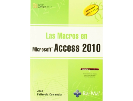 Livro Macros En Access 2010 (Versiones 2003 A 2010) de Joan Pallerola Comamala (Espanhol)