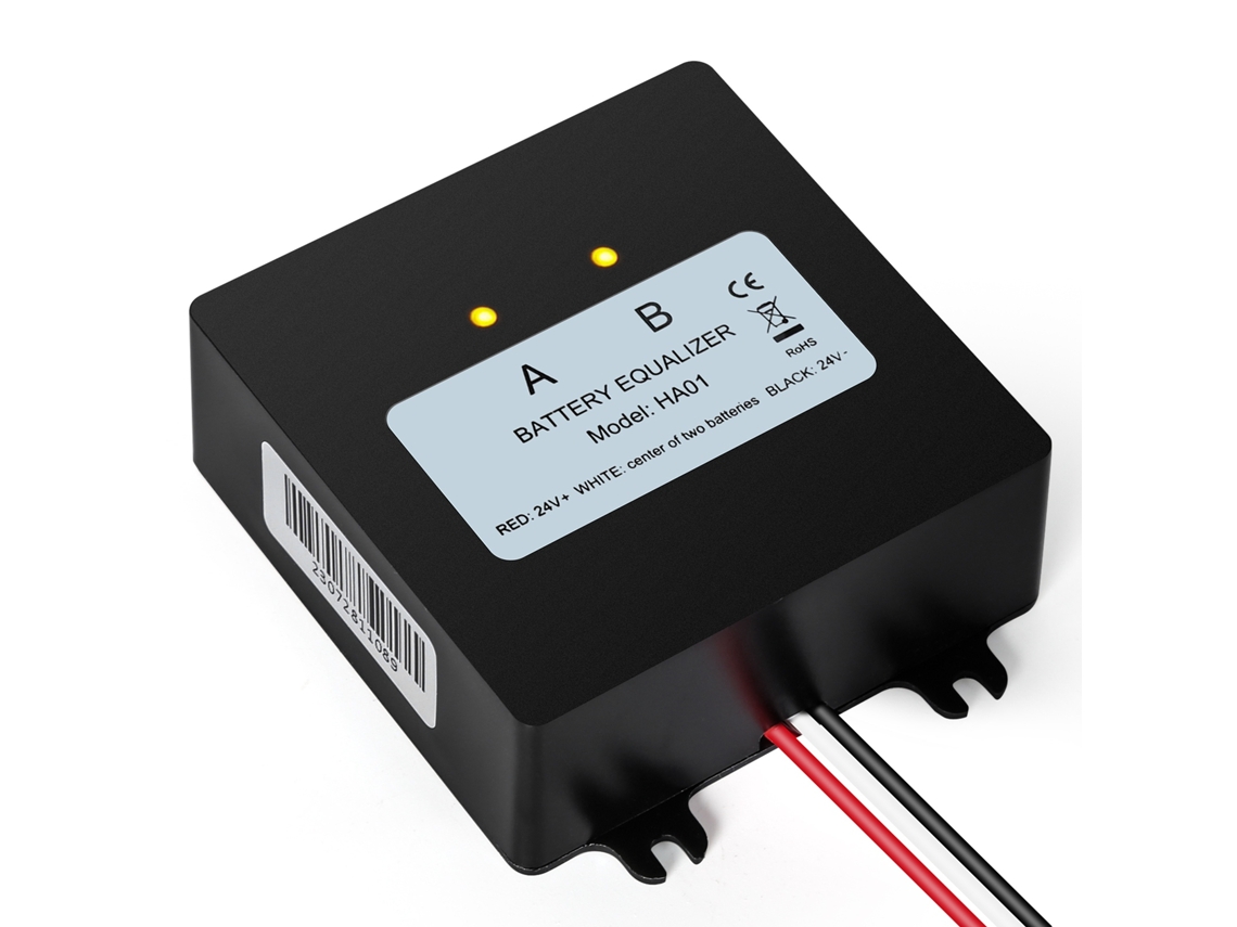 Equalizador de bateria de 24 V, balanceador automático de voltagem para carros, barcos, motocicletas e painéis solares.
