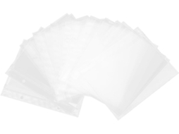 20 Páginas De Recarga De Fotos Transparentes Em Plástico - Lote De 20 Unidades Para Guarda De Cartões Postais