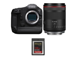 Eos R1 + Rf 24mm F/1.4 L Vcm + 1 Sandisk 128gb Extreme Pro Cfexpress Type B + Ebook “20 Dicas para Fotos Que Impressionam” CANON