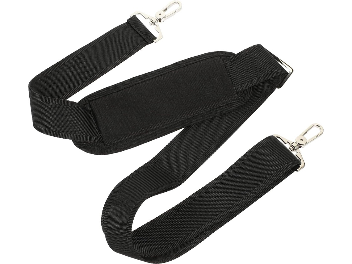 Alça De Ombro Ajustável Em Nylon Preto, 133 X 3, 8 Cm, Para Bolsa De Ombro, Bolsa Para Laptop, Bolsa De Transporte, Alça Substituível