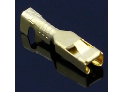 Conector Fêmea Tipo Garfo Com Terminal De Crimpagem 2, 8mm