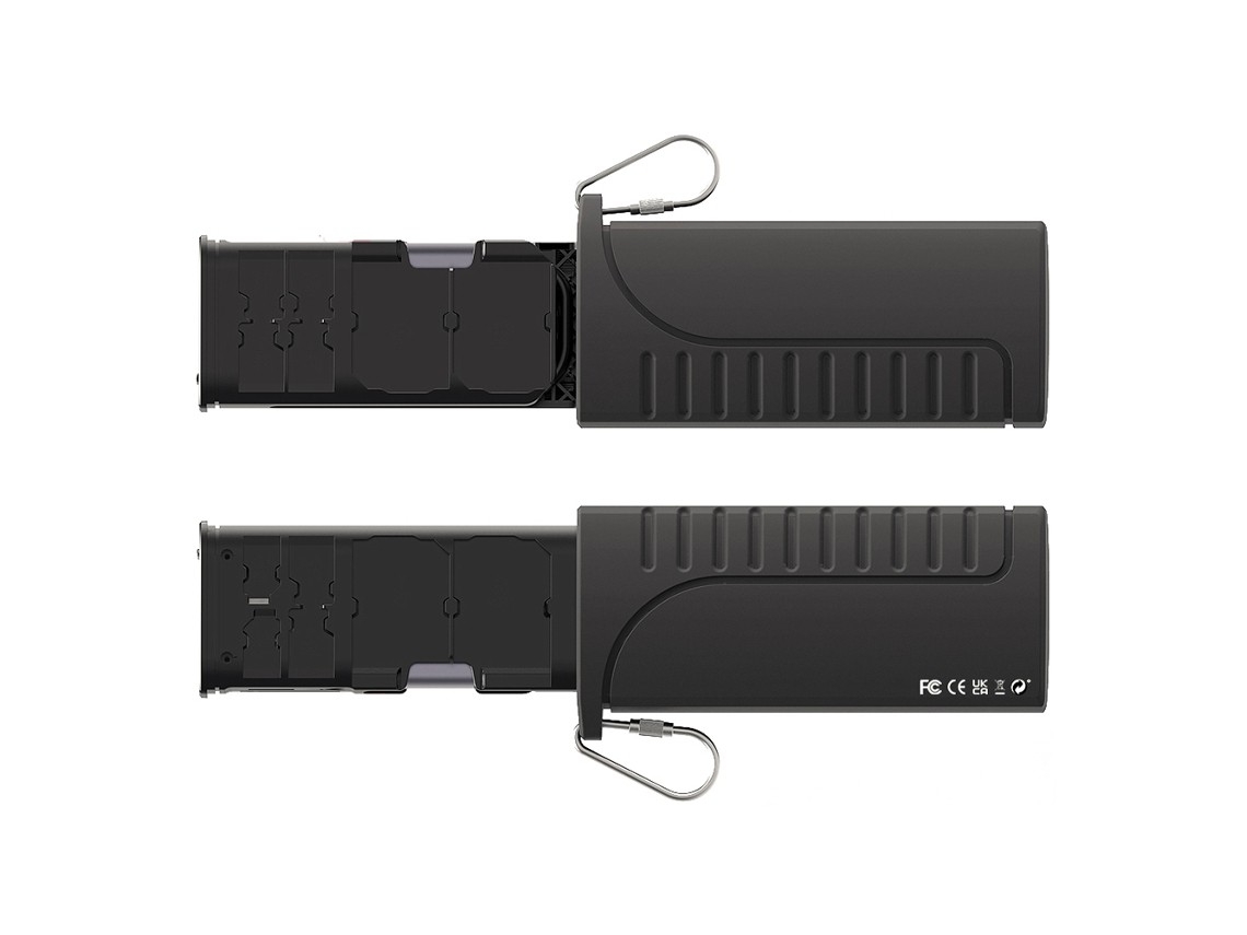 2-in-1 Multifunctional Memory Card Reader With Case, Ip54, 5gbps Usb-c For Tf/sd/micro Sd