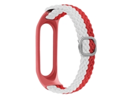 Pulseira Trançada Listrada Para Xiaomi Mi Band 6/5
