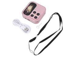 Aetheria celular Flip Mais Pequeno para Idosos Dual Nano Sim Lanterna Led Câmera Hd Rosa