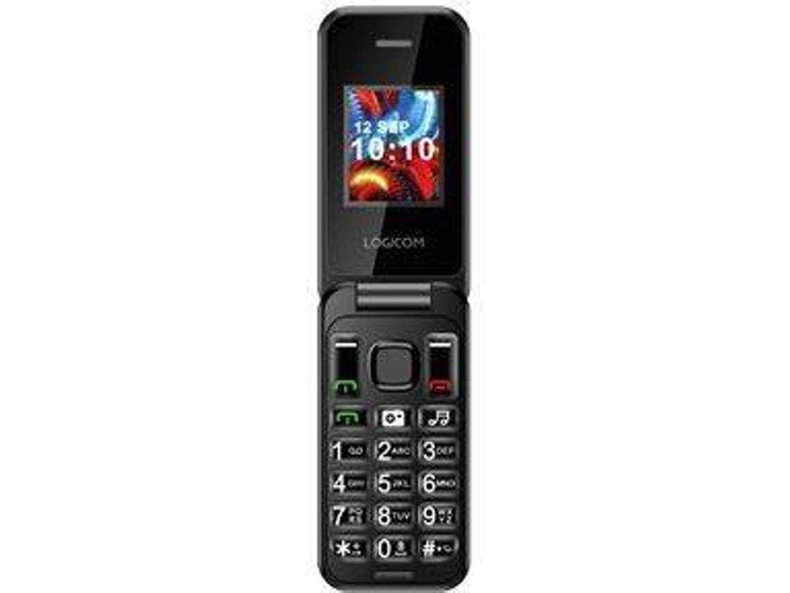 Telemóvel LOGICOM Feature Phone Fleep (Outlet Caixa Aberta - 1.77'' - 4G - DUAL-SIM - Preto)